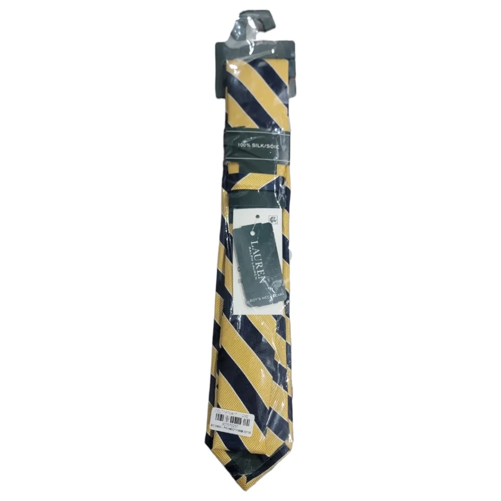 Ralph Lauren Boys Stripped Silk Repp Tie NWT - Picture 6 of 6